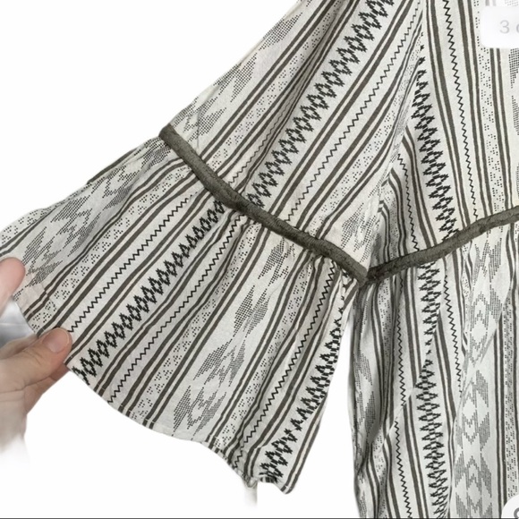 Bule & Sky Womens Boho Peasant Blouse large(4XL) - Picture 3 of 4